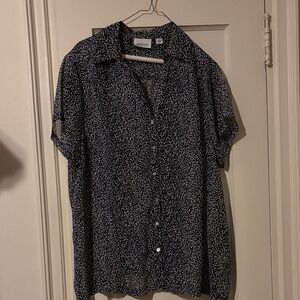 ASOS Monochrome Patterned Casual Shirt